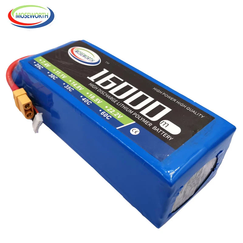14.8V (16.8V) 4S 16000mAh LiPo Battery Pack RC Cars Bait Boat Drone Airplane Model MOSEWORTH - Image 3