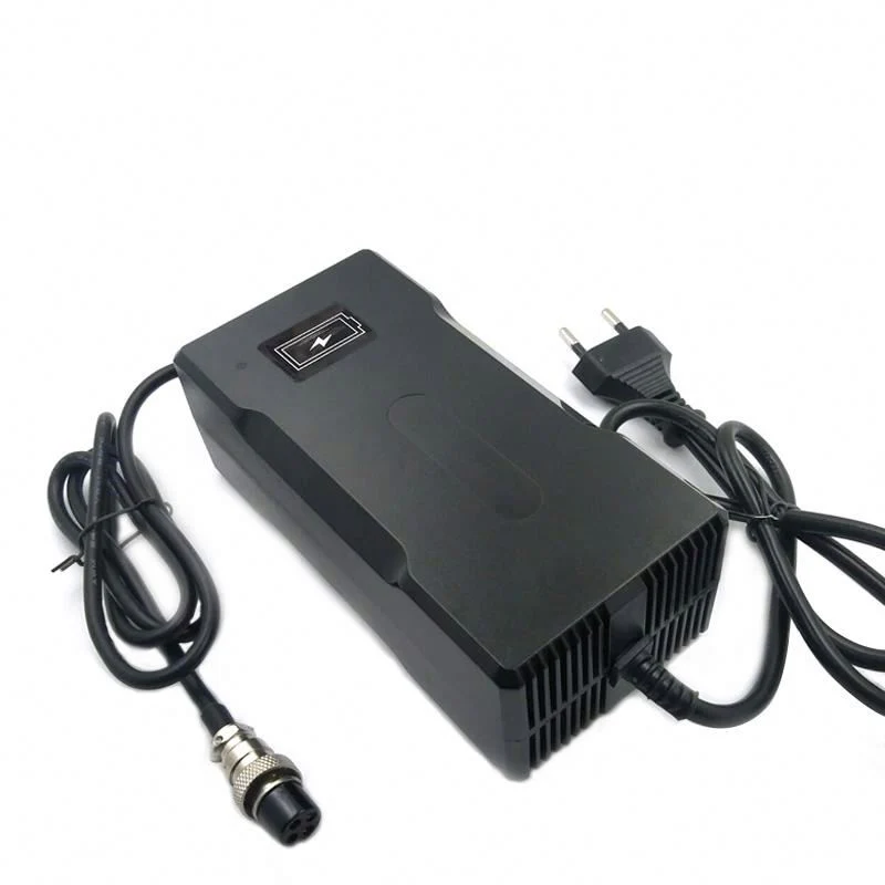 54.6V 5A 13S Lithium Battery Charger -  for 48V Li-ion/LiPo battery pack;  UK, EU plug - Image 3