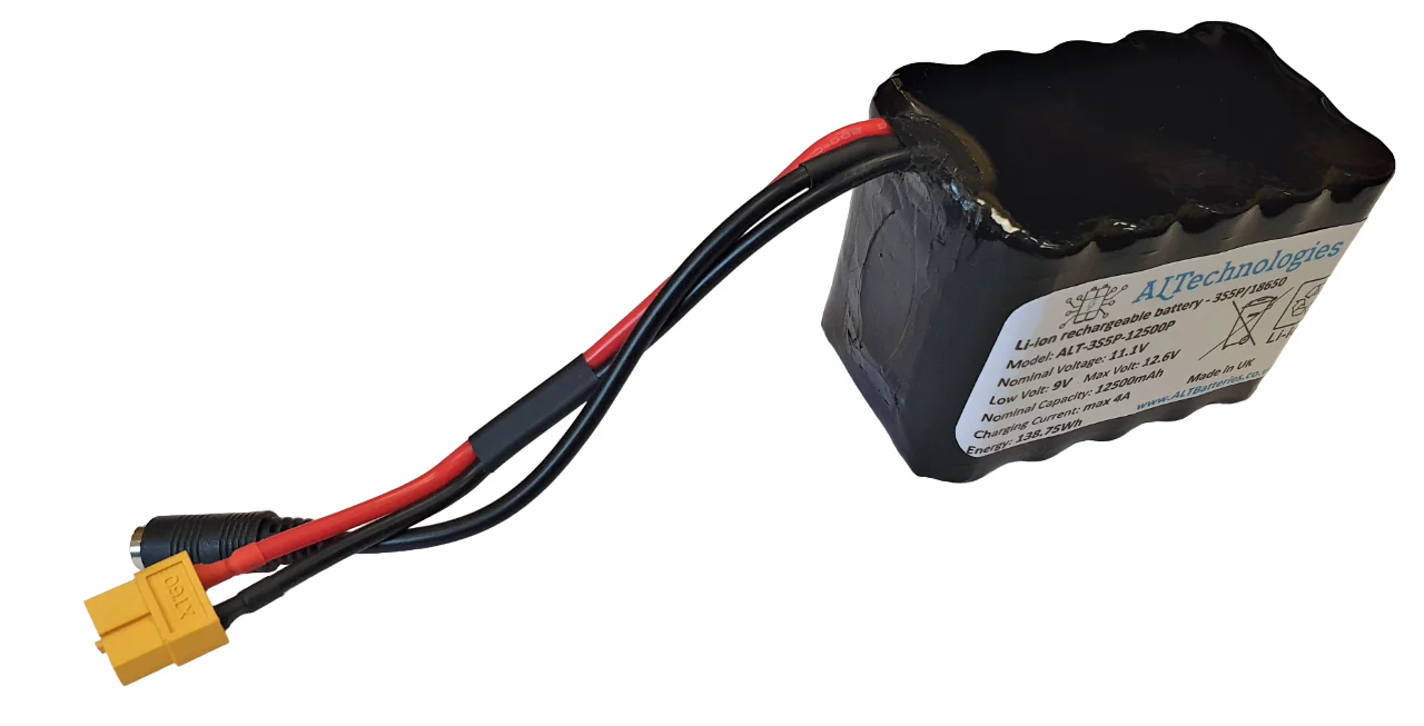 Boatman Actor Plus bait boat Lithium Battery Pack Li-ion 11.1V 12.5Ah, 15Ah, 17.5Ah - XT60 connector - Image 8
