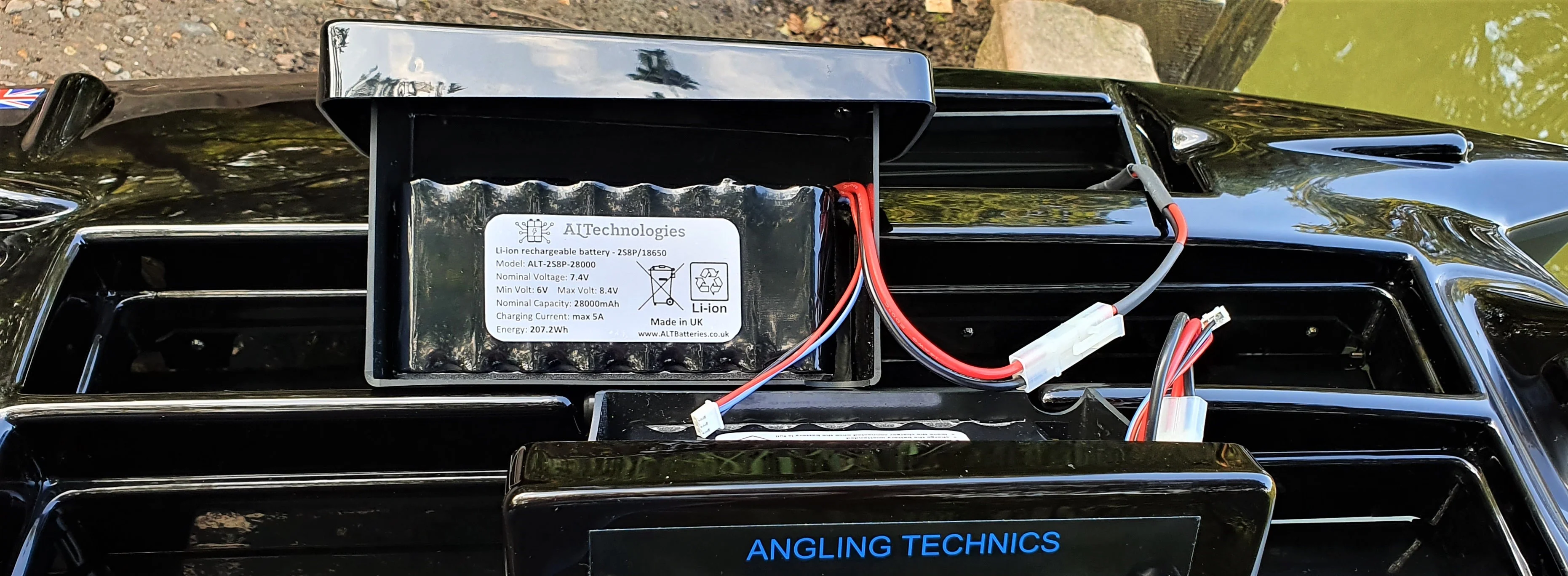 NEW Microcat MK1/MK2 Angling Technics bait boat - Li-ion battery packs - BMS protected - 2 pcs set - Image 4