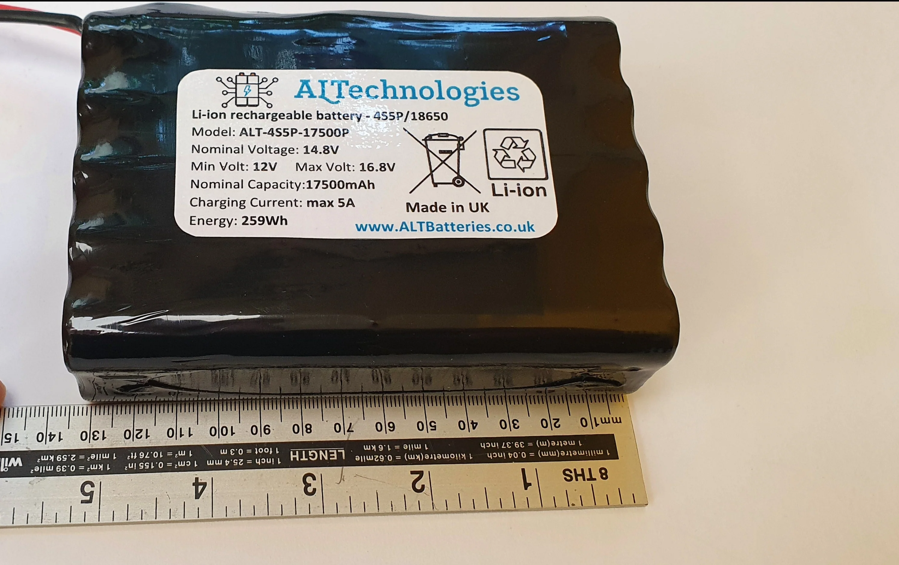 ND1 New Direction Tackle bait boat  - Lithium Battery Pack Replacement Li-ion 14.8V 10Ah / 12.5Ah / 15Ah / 17.5Ah - Image 11