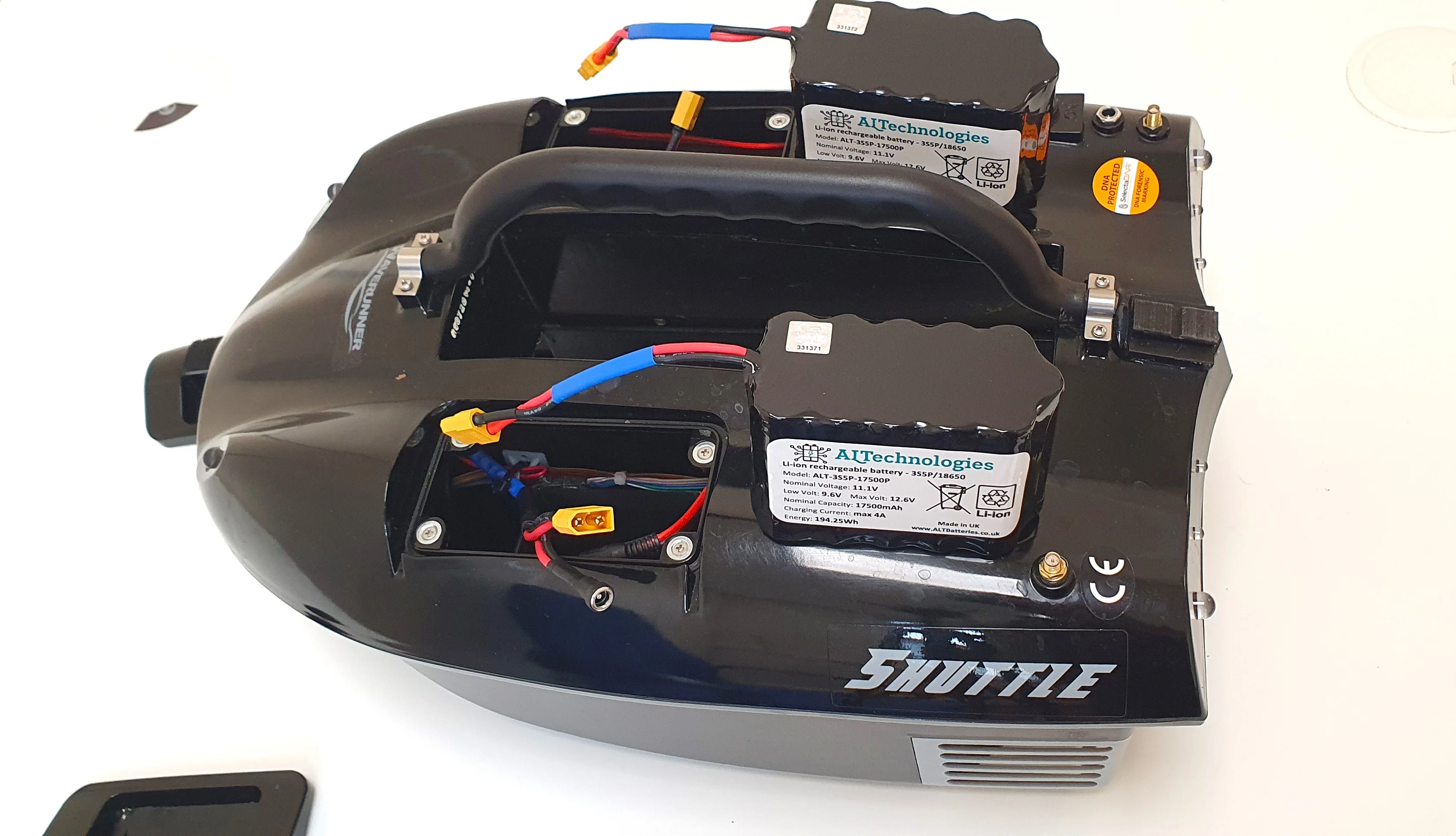 Waverunner Shuttle bait boat - upgrade to Lithium batteries set - 12V 25Ah or 35Ah - Image 3